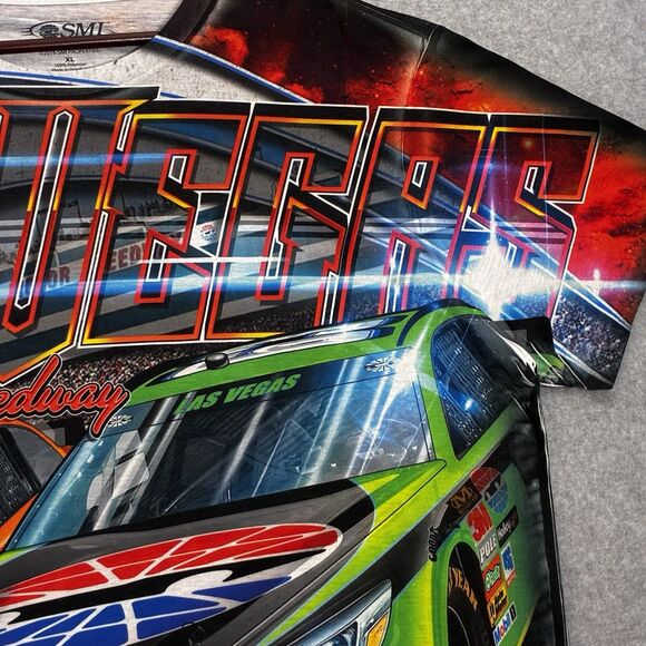 NASCAR Men’s Size XL Las Vegas Motor Speedway Graphic Tee 2016 SMI Properties - Picture 4 of 8